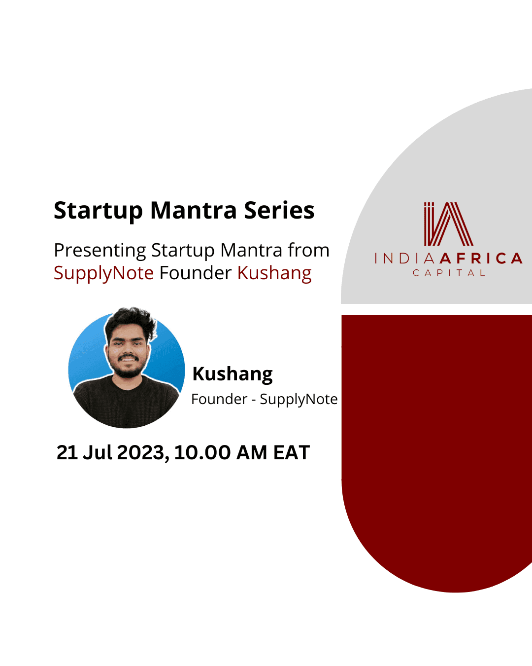 Startup Mantra from SupplyNote Founder Kushang